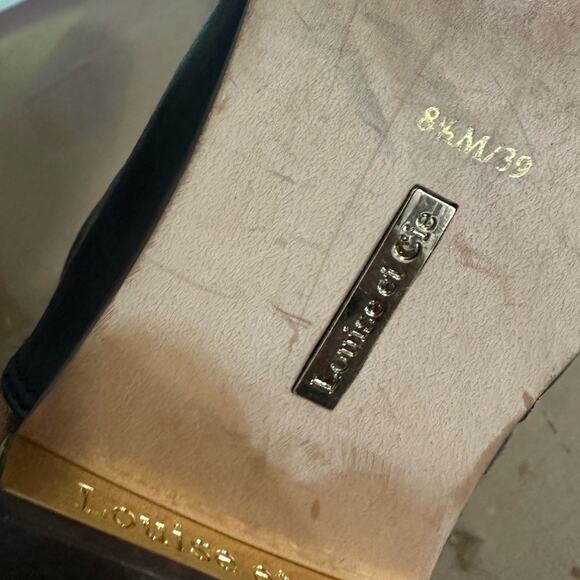 Louise et Cie Women’s Black Leopard Smooth Calf Booties‎ Size 8.5 - Picture 9 of 9